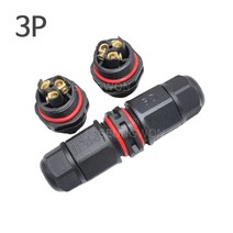 SB1002 일자형 3핀 L20 방수커넥터 IP68등급, 상세페이지 참조