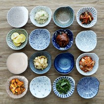 오반자이 손잡이 반찬그릇 돈수이 16종 모음, 3. 블루빗살돈수이, 1개