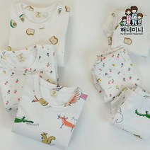 혀니미니 [혀니미니] 600136 아동잠옷 여자 남자 봄 아동 실내복 파자마 홈웨어