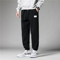 남성 양털 따뜻한 운동복 모든 경기 야외 캐주얼 격자 무늬 새로운 바지 67