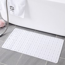 화장실 미끄럼 방지 매트 욕조매트 샤워부스 매트, 화이트