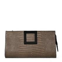 AK 에이케이 나이트리자드 뱀피 투웨이 숄더 크로스백 아이보리 회색 베이지 소가죽 여성 데일리백