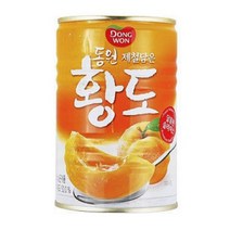 동원 제철담은 황도 슬라이스 400g