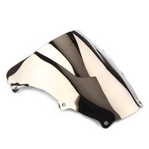 더블 버블 오토바이 앞 유리 윈드 스크린 스즈키 SV650 SV650S 2003-2012 SV1000 SV1000S 2003-2008 용 은, 1