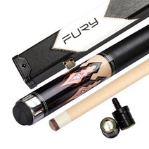 FURY DE 시리즈 당구 풀 큐 스틱 케이스 포함 팁 키트 개인 큐대 당구채 18, E, 11.75mm