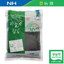 친환경 22년산 국산 무농약 찰흑미 1kg, 1개