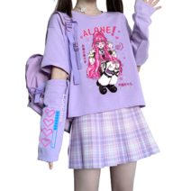 수빈몰 오버핏+팔소매 세트 반팔티 여성 반팔 티셔츠