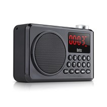 브리츠 휴대용 블루투스 스피커 BZ-LV990 효도라디오 MP3재생 LED손전등 기능 후기이벤트, 블랙