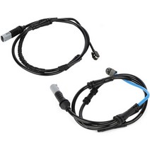 bmw 브레이크패드 BMW 보조 2pcs 전면 + 후면 디스크 브레이크 패드 마모 센서, 검은색