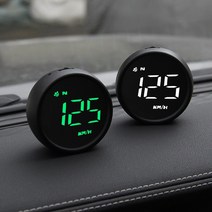 GPS 자동차 속도계 대시보드 화물차 차량용hud USB형, 과속 알람 + 알림 폴더 (화이트 숫자)