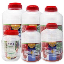 담금주병 과실주병 효소병 PET병 샤론주방 [박스판매], 과실주병 20L(원형) 1박스(6개), 6개