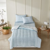 허니베딩 마몽드 시원한 여름 침대패드, 블루