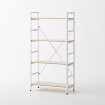 블루밍홈 테스책장 4단, 화이트