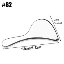 Stainless Steel Gua Sha Massage Scraper Body Muscle Soft Tissue Scraping Physical Therapy Reduce Arm, [08] B2