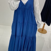 링클캉캉ops) 캉캉 브이랩 간절기부터 여름까지 맥시뷔스티에 끈나시원피스