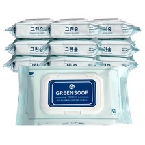 그린숲물티슈 100매 30개 캡형/국산/저자극/피톤치드 _ 3210247EA, 본상품선택