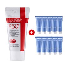 썬월드 선크림+라네즈 워터뱅크 모이스춰 크림 이엑스 10ml 10개