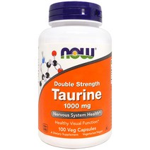 나우푸드 더블 스트렝스 타우린 1000mg 100 베지캡슐, 100캡슐, 1개