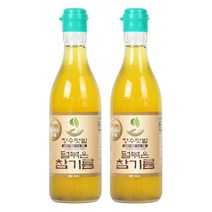 장수텃밭 덜볶아 더 건강하고 깔끔한 덜볶은참기름(생참기름) 350ml 2병