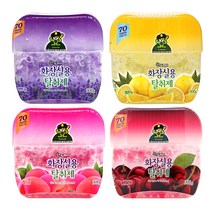 산도깨비 화장실용 탈취제 300g X 4개, 레몬