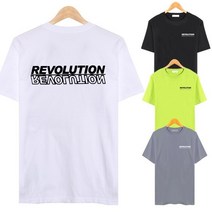 올진 REVOLUTION 남자 반팔티셔츠 반팔 티셔츠