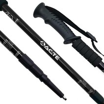 액트 입문자용 3단 등산스틱(일자) 2개 남녀공용, 파랑