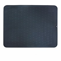 실리콘 오븐받침대 오븐매트 오븐에어프라이어 받침 에어프라이어매트, S 30X20cm, 검정색