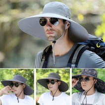 왕챙 15cm 정글모자 사파리모자 여름모자 대형사파리모자
