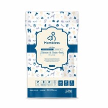 맘블레스 Dog 그레인프리 1.2kg - 연어(피모+전연령) 강아지 사료, 연어(노령견)