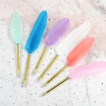 핌스토리 베이직 깃털볼펜, 민트