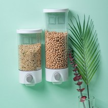 다용도 원형 잡곡통 1000ml 1500ml 시리얼 쌀 원두보관