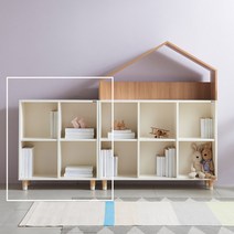 소르니아 뉴수플레 2X2 유아동 책장, 아이보리