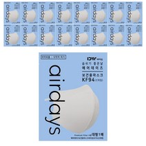 숨쉬기 좋은날 에어데이즈 KF94(C타입) 대형 국산, 1개입, 60개, 화이트