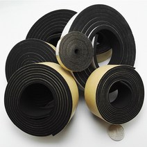견고한 EPDM 네오프렌 자체 접착 테이프 절연 개스킷 도어 윈도우 씰 쿠션 2 5mm 10mm x 10 15 20 2m 검정, 01 Black_01 2MM_01 I_02 25mm