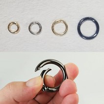 오링 고리 키링 오픈형고리 키오링 25mm 10mm 12mm 15mm 가방 열쇠고리 부자재 재료, 25mm(다크실버)