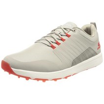 Skechers 남성용 엘리트 4 빅토리 스파이크리스 골프화 스니커즈 그레이/레드 11 Wide