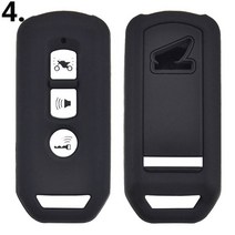 혼다 PCX VARIO Forza 125 150 153 300 X-ADV SH125 SH150 SH300 스쿠프 원숭이 실리콘 모터 스쿠터 원격 키 Fob 케이스, [04] model 4