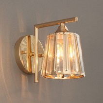 LED 뉴라떼 벽등 골드 글라스 크리스탈 갓등 벽조명 벽부등 인테리어 거실 갤러리 조명, 열심아빠 본상품선택