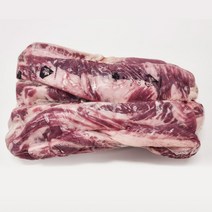 [당일출고] 소 갈비살 늑간살 원육 1.3kg 내외 소고기 구이 캠핑 냉동 캐나다산 더예쁜한우