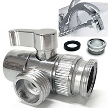 스위치 수도꼭지 어댑터 주방 싱크 분배기 전환 밸브 물 탭 커넥터 화장실 비데 샤워, 1개