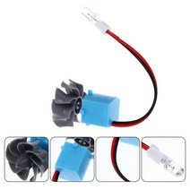 풍력발전기 소형 가정용 발전기 미니 전원 교육 모델 수력 바람 휴대용 물 비상 유용한 보조 은행 크랭크, 01 Assorted Color