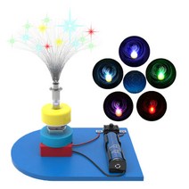 지구과학키트-LED 광섬유 밤하늘 별의 이동 조명등 만들기(1인용)-일주운동
