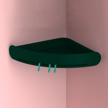 인테리어 코나 장식장 캐비닛펀치없는 구멍 무료 화장실 보관 벽 모서리 교수형 욕실 주방 삼각형 선반, 03 B