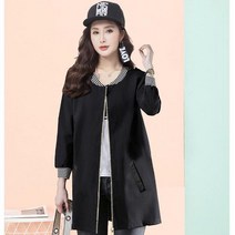 MOSAIRATION순면 굿 퀄리티 캐주얼 야구복 여성 빅사이즈 여아복 봄옷 긴팔 아우터 상의