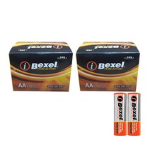 벡셀 알카라인 AA건전지 벌크, 20개입, 2박스