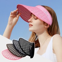 국내생산 접이식 휴대용 cvo 썬캡 여성 여자 모자 CVO MESH