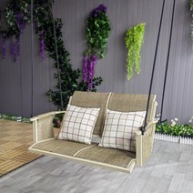 2인용 3인용 그네 스윙체어 정원 발코니 흔들의자, 프라하 더블 행잉 바구니