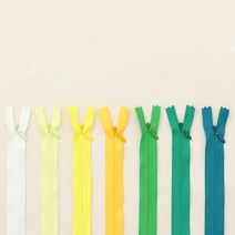 소잉데일리 콘실지퍼 바지지퍼 청바지지퍼 모음전_ 15cm~100cm 160여종, 17 옐로우, 8. 콘실지퍼_60cm(01~25)