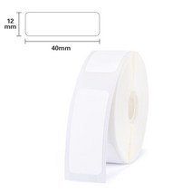 라벨기 라벨프린터 niimbot d11 label 종이 화이트 라벨 스티커 d11 label tape 12mm 15mm labels for d11 휴대용 라벨 프린터 이름, 12-40mm