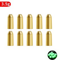 낚시 필수품 용품 황동 무게 낚시 싱커 태클 액세서리 개 순수 구리 다운 불릿 리그 루어 콘 할로우 라인, 1-3.5g